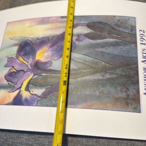 Teresa Ascone signed poster 1991 vintage anchor arts Alaska Center - Picture 7 of 8